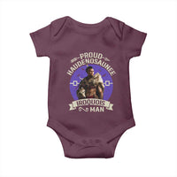 Proud Haudenosaunee Iroquois Man Baby Onesie Mohawk Tribe Native American - Wonder Print Shop