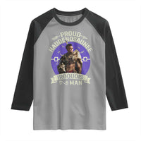 Proud Haudenosaunee Iroquois Man Raglan Shirt Mohawk Tribe Native American - Wonder Print Shop