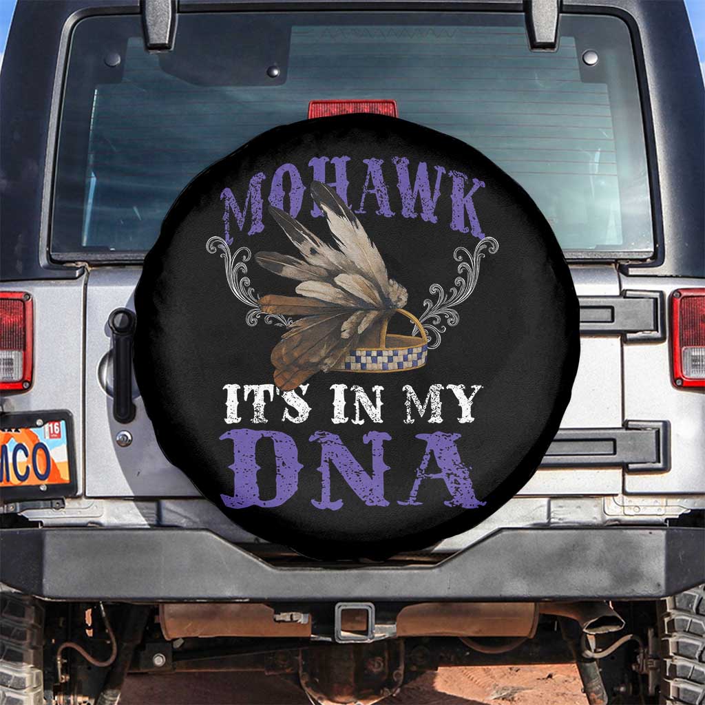 Mohawk It's In My DNA Spare Tire Cover Native American Pride Mohawk Gustoweh - Wonder Print Shop