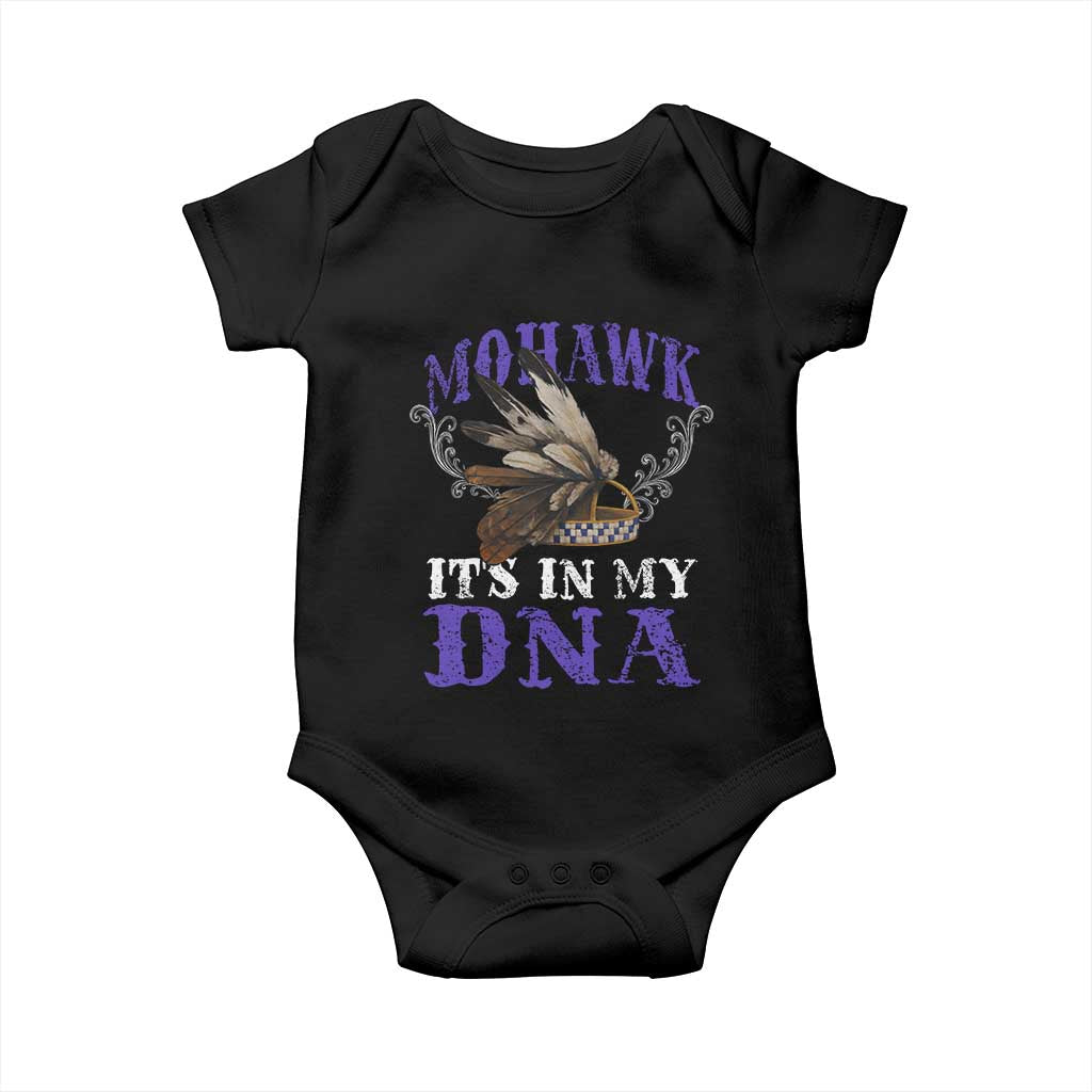 Mohawk It's In My DNA Baby Onesie Native American Pride Mohawk Gustoweh - Wonder Print Shop