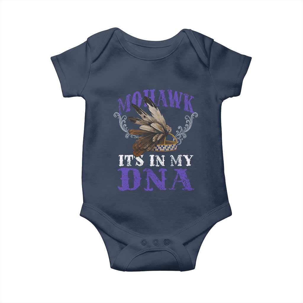 Mohawk It's In My DNA Baby Onesie Native American Pride Mohawk Gustoweh - Wonder Print Shop