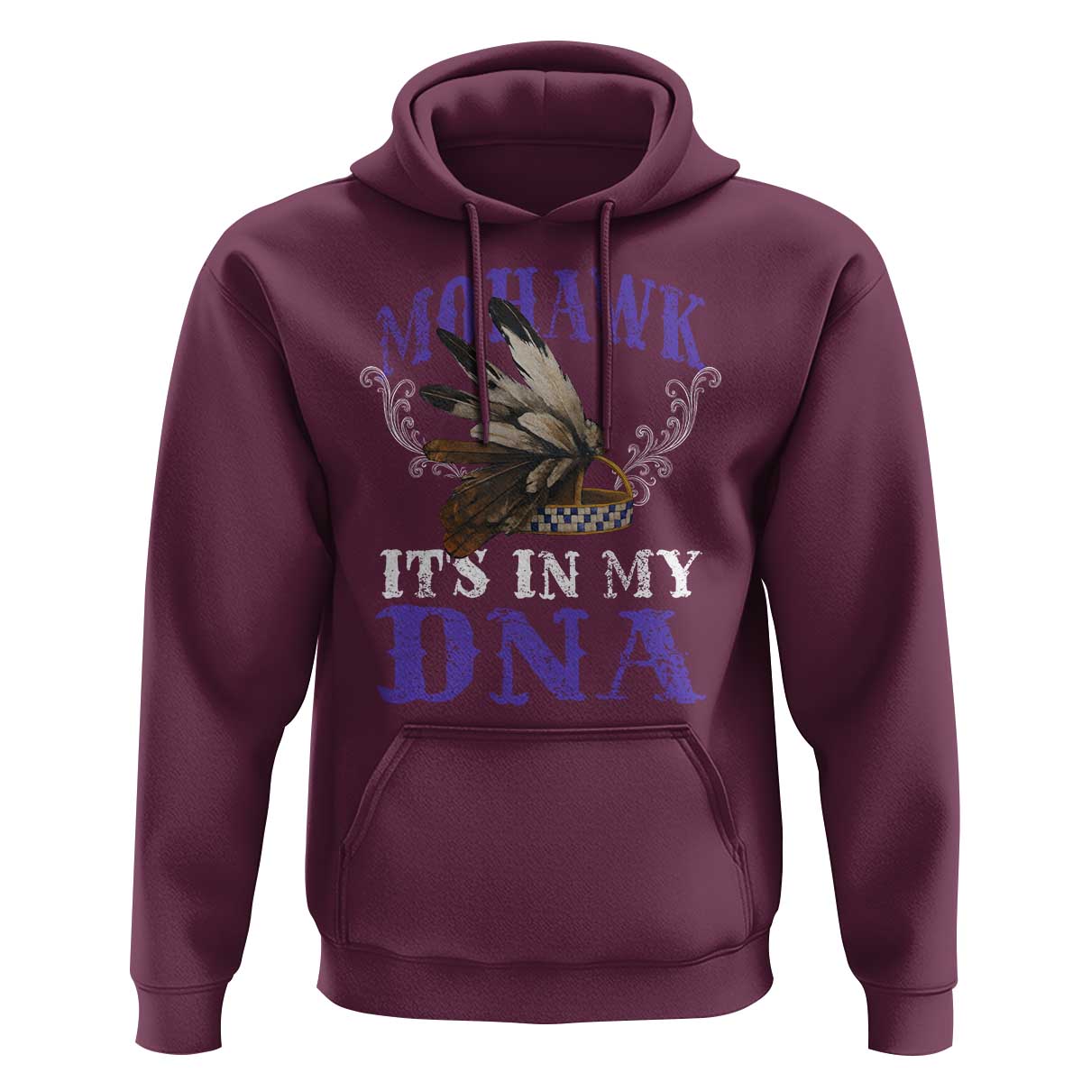Mohawk It's In My DNA Hoodie Native American Pride Mohawk Gustoweh - Wonder Print Shop
