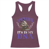 Mohawk It's In My DNA Racerback Tank Top Native American Pride Mohawk Gustoweh - Wonder Print Shop