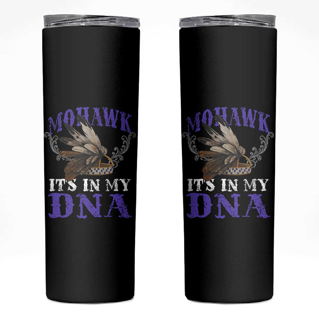 Mohawk It's In My DNA Skinny Tumbler Native American Pride Mohawk Gustoweh - Wonder Print Shop