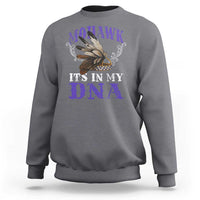 Mohawk It's In My DNA Sweatshirt Native American Pride Mohawk Gustoweh - Wonder Print Shop