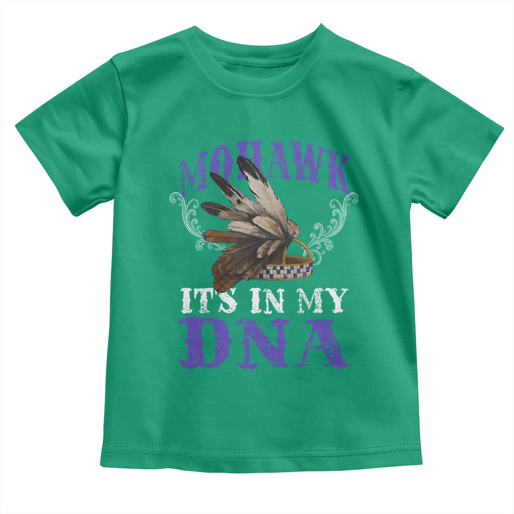 Mohawk It's In My DNA Toddler T Shirt Native American Pride Mohawk Gustoweh - Wonder Print Shop