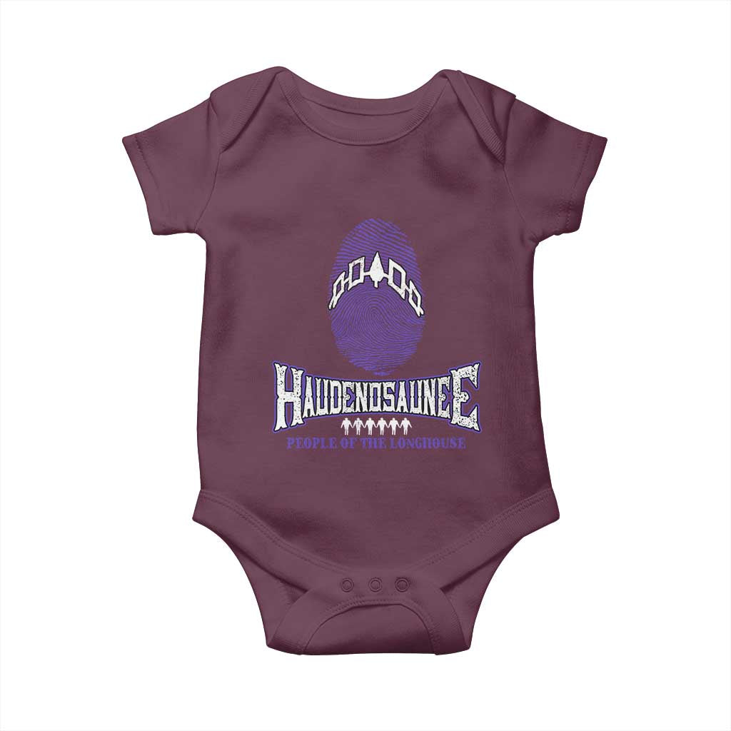 Proud Haudenosaunee Native American Baby Onesie Iroquois People Of The Longhouse - Wonder Print Shop