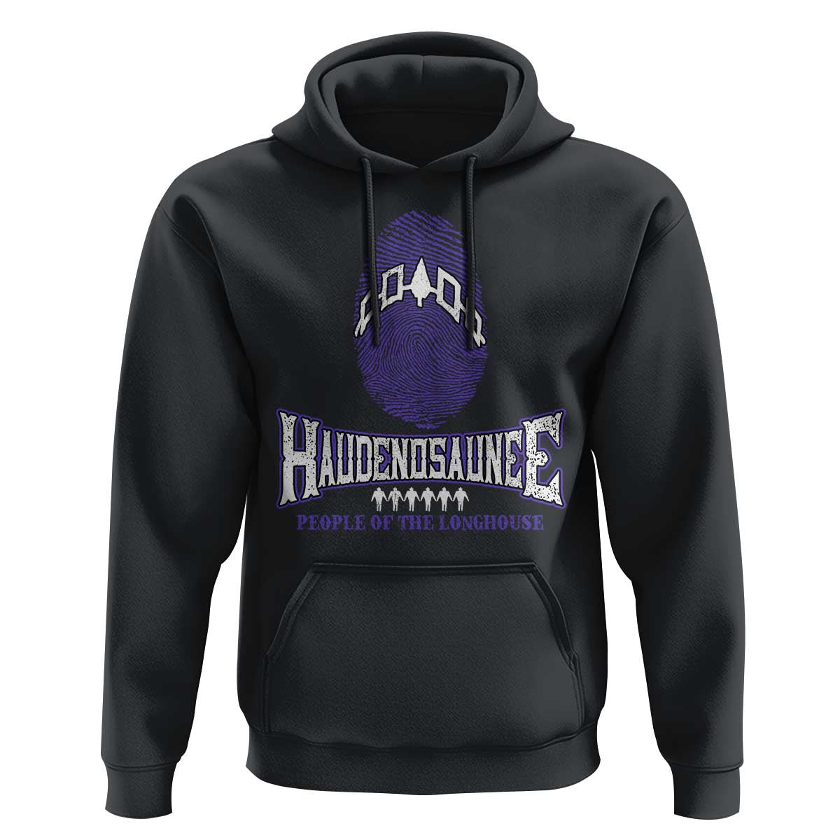Proud Haudenosaunee Native American Hoodie Iroquois People Of The Longhouse - Wonder Print Shop