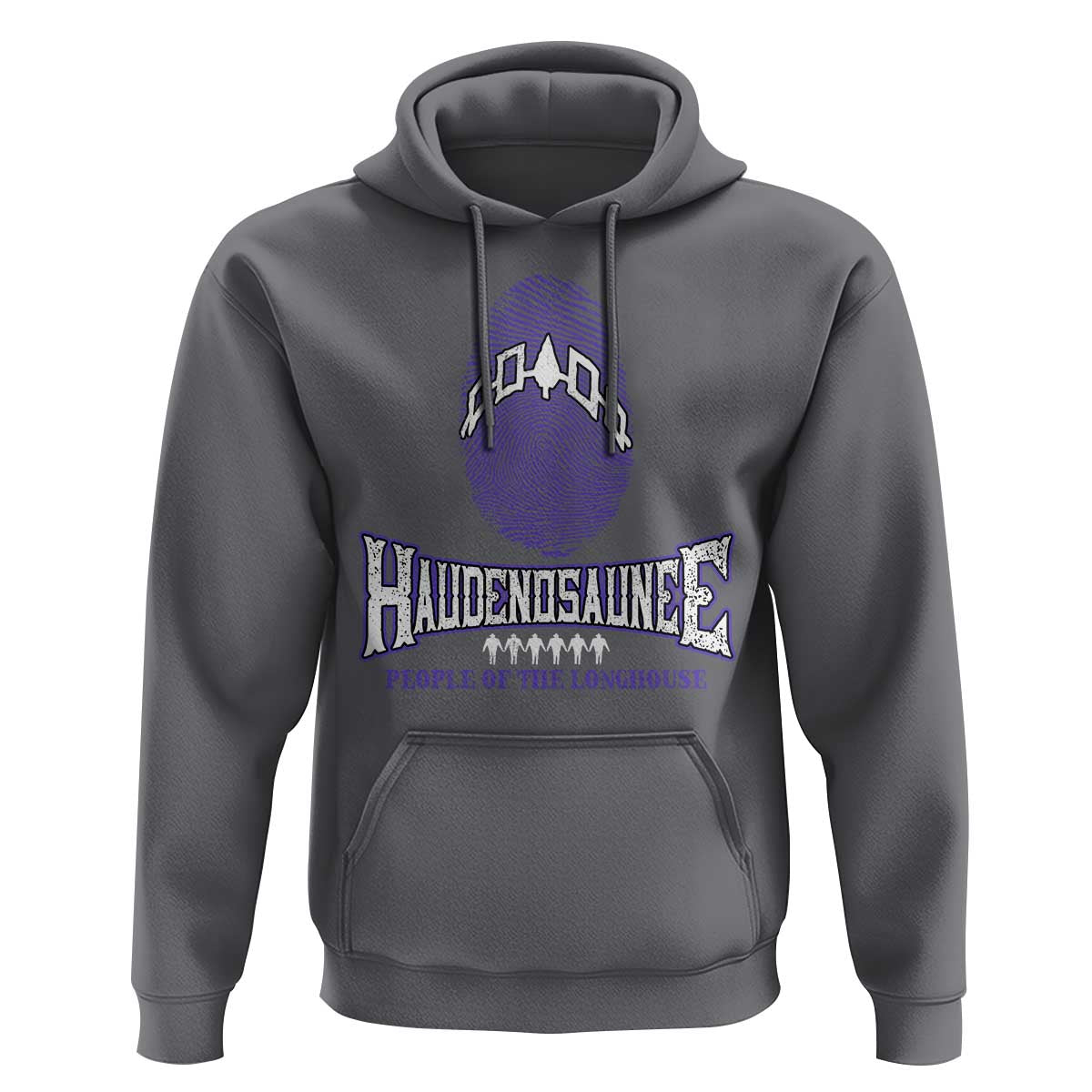 Proud Haudenosaunee Native American Hoodie Iroquois People Of The Longhouse - Wonder Print Shop