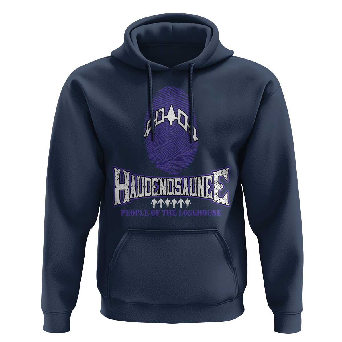 Proud Haudenosaunee Native American Hoodie Iroquois People Of The Longhouse - Wonder Print Shop