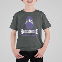 Proud Haudenosaunee Native American T Shirt For Kid Iroquois People Of The Longhouse - Wonder Print Shop