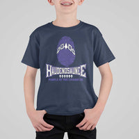 Proud Haudenosaunee Native American T Shirt For Kid Iroquois People Of The Longhouse - Wonder Print Shop
