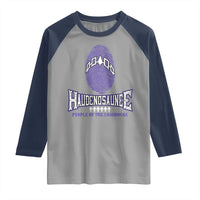 Proud Haudenosaunee Native American Raglan Shirt Iroquois People Of The Longhouse - Wonder Print Shop