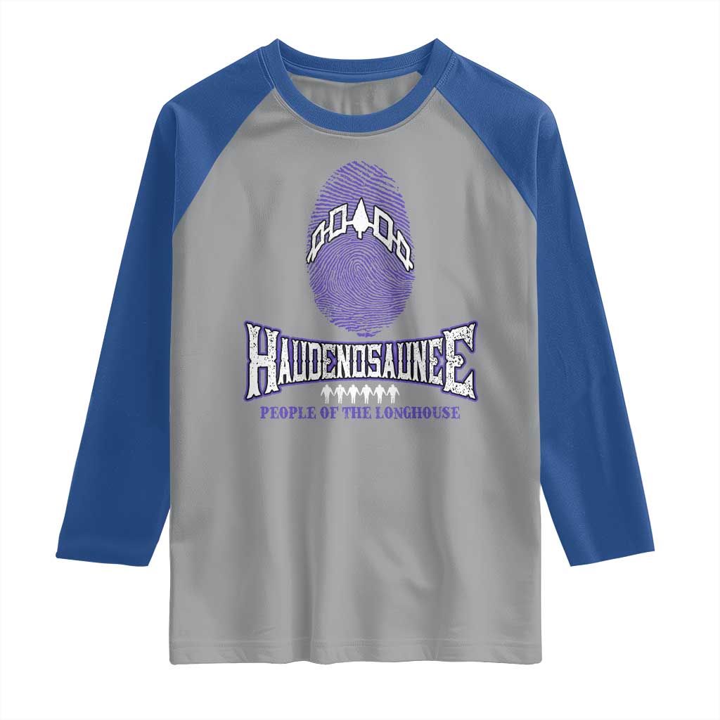 Proud Haudenosaunee Native American Raglan Shirt Iroquois People Of The Longhouse - Wonder Print Shop