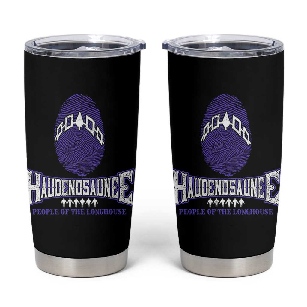 Proud Haudenosaunee Native American Tumbler Cup Iroquois People Of The Longhouse - Wonder Print Shop