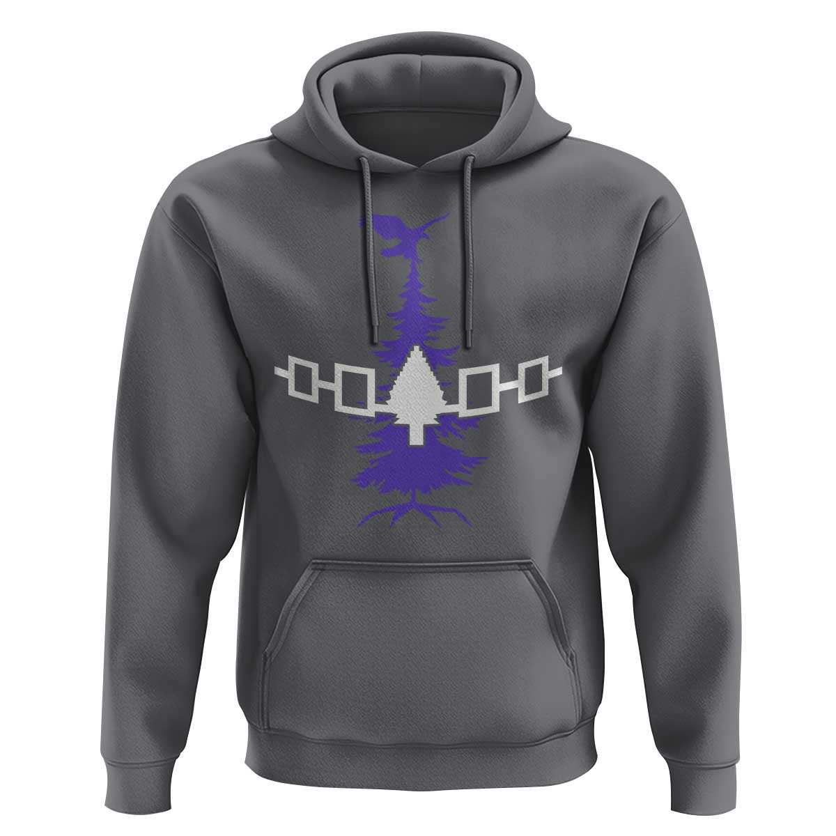 Iroquois Flag Haudenosaunee Iroquoian Native American Tribe Tree of Life Hoodie - Wonder Print Shop