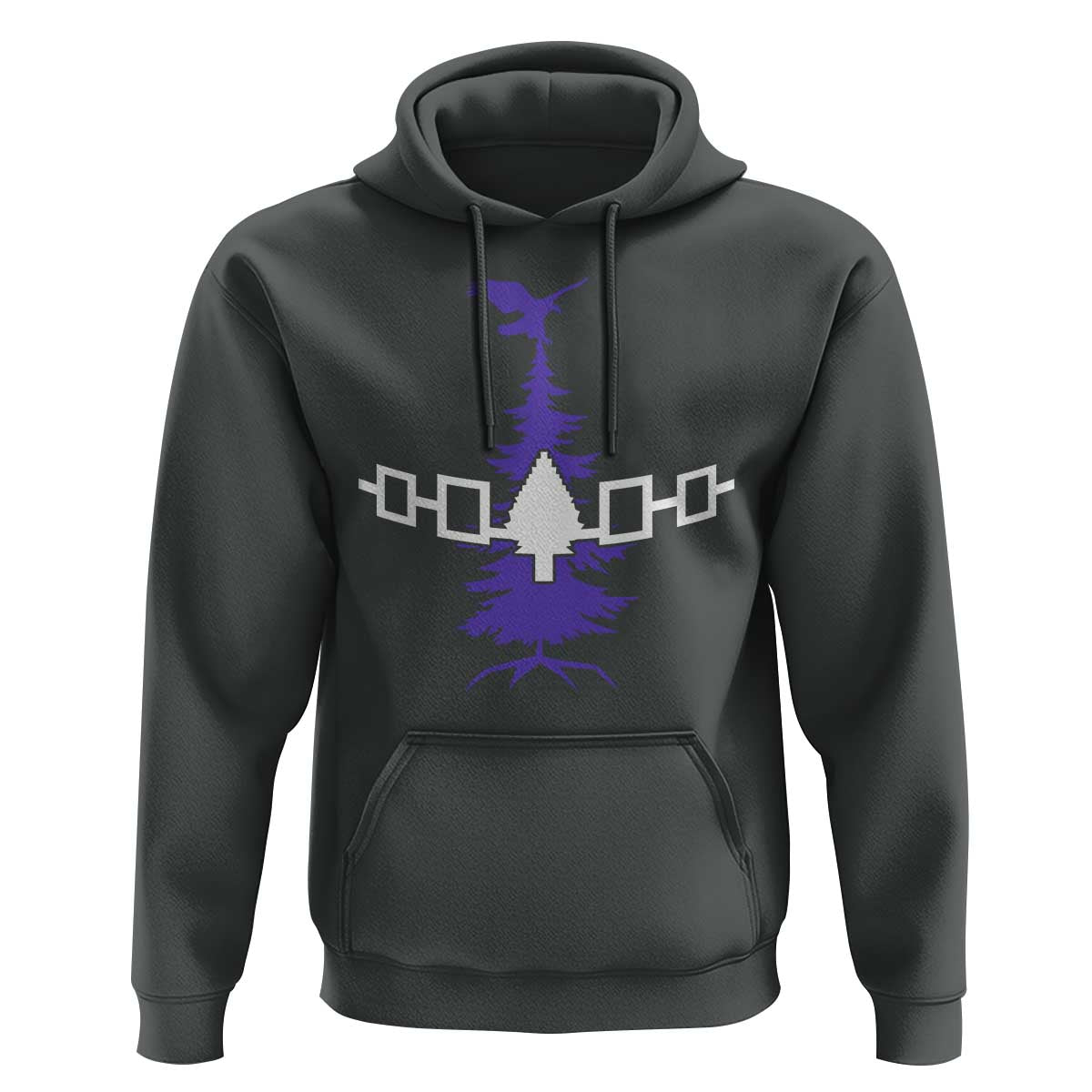 Iroquois Flag Haudenosaunee Iroquoian Native American Tribe Tree of Life Hoodie - Wonder Print Shop