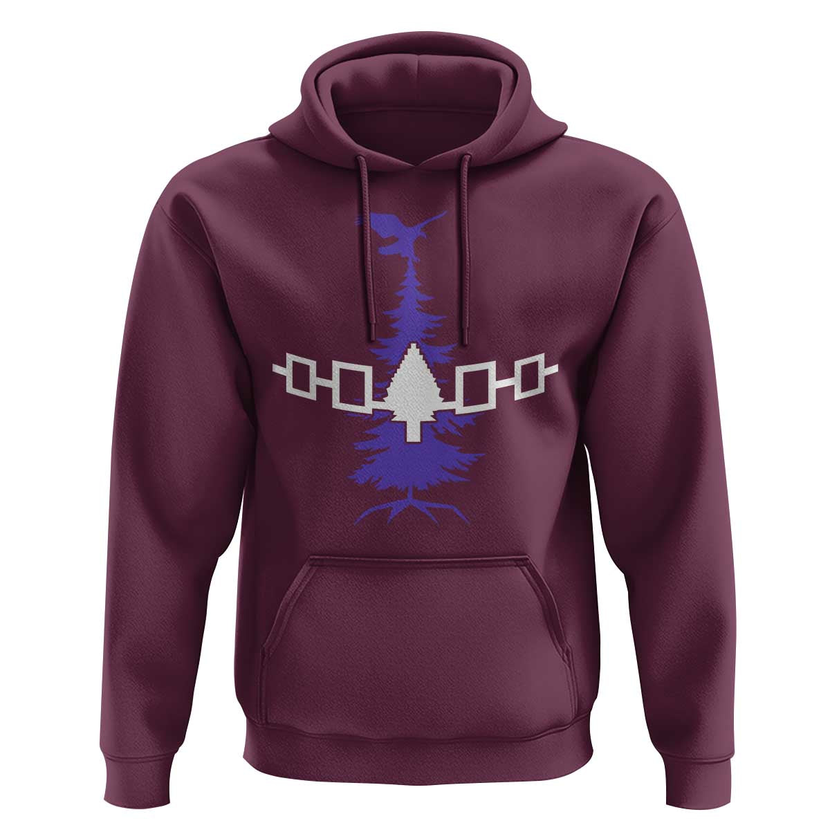 Iroquois Flag Haudenosaunee Iroquoian Native American Tribe Tree of Life Hoodie - Wonder Print Shop