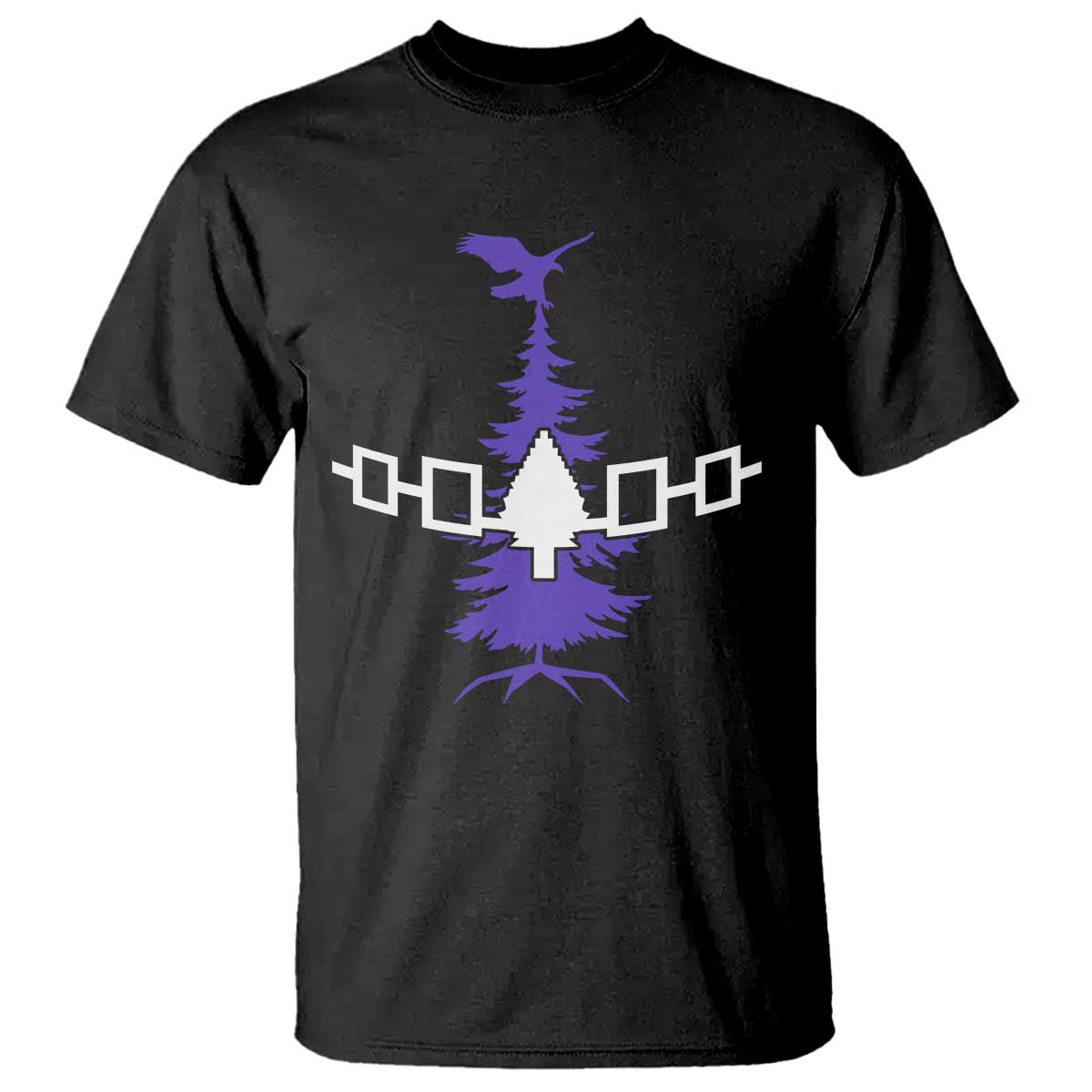 Iroquois Flag Haudenosaunee Iroquoian Native American Tribe Tree of Life T Shirt - Wonder Print Shop