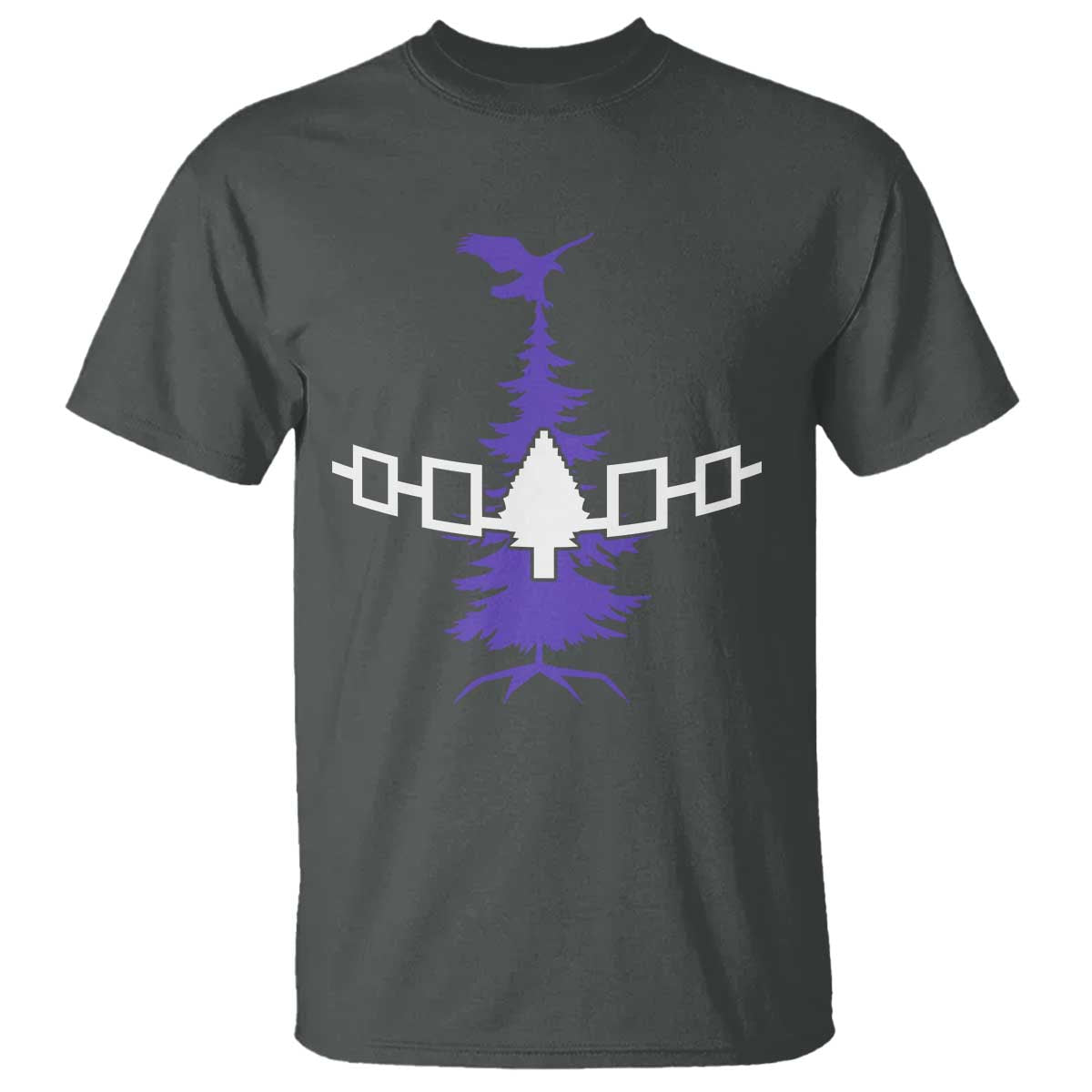 Iroquois Flag Haudenosaunee Iroquoian Native American Tribe Tree of Life T Shirt - Wonder Print Shop