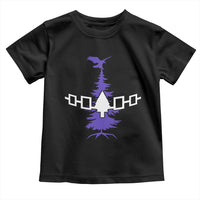 Iroquois Flag Haudenosaunee Iroquoian Native American Tribe Tree of Life Toddler T Shirt - Wonder Print Shop