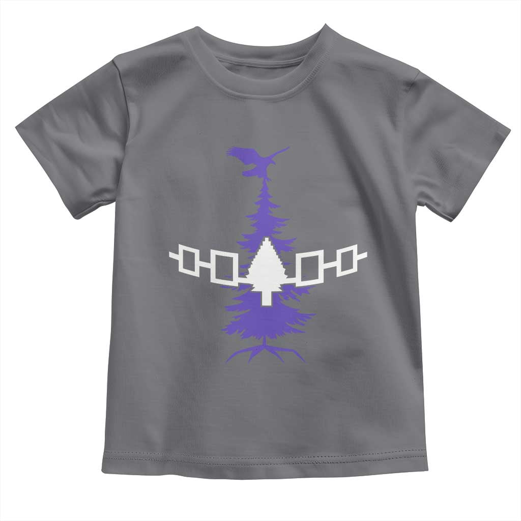 Iroquois Flag Haudenosaunee Iroquoian Native American Tribe Tree of Life Toddler T Shirt - Wonder Print Shop