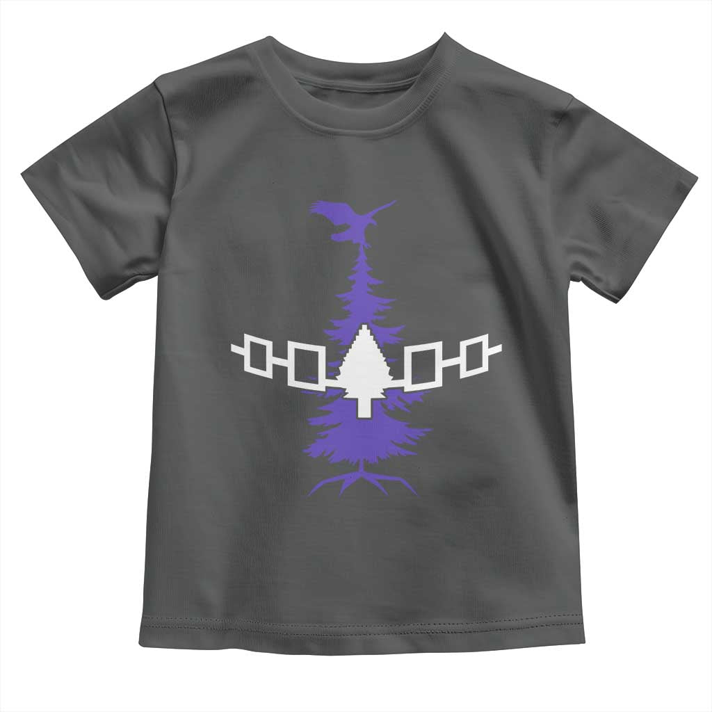 Iroquois Flag Haudenosaunee Iroquoian Native American Tribe Tree of Life Toddler T Shirt - Wonder Print Shop