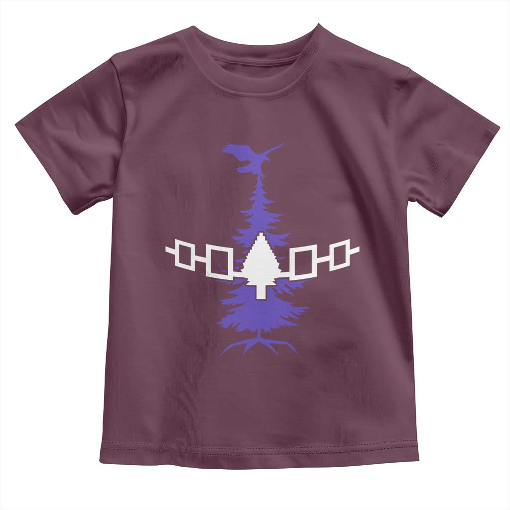 Iroquois Flag Haudenosaunee Iroquoian Native American Tribe Tree of Life Toddler T Shirt - Wonder Print Shop