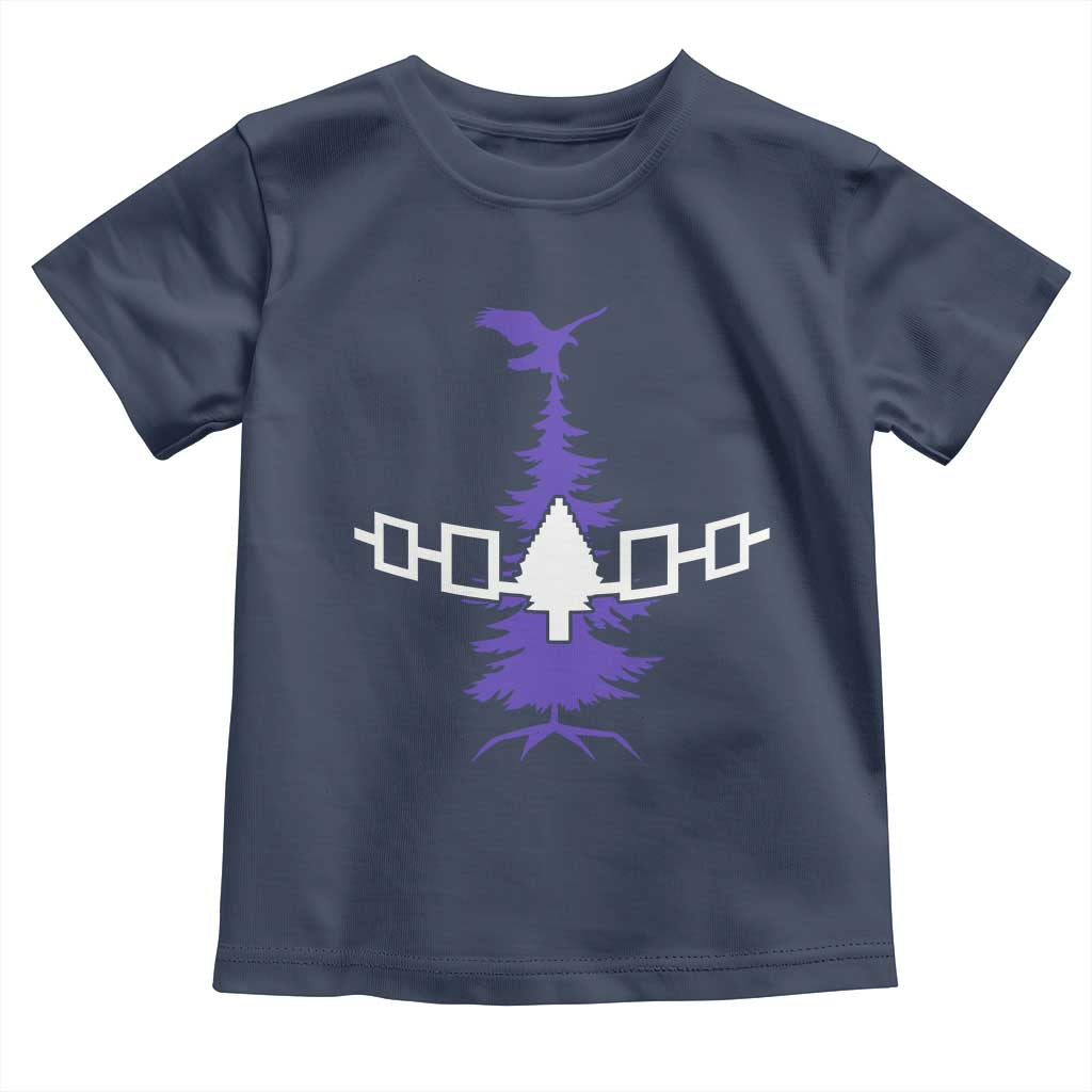 Iroquois Flag Haudenosaunee Iroquoian Native American Tribe Tree of Life Toddler T Shirt - Wonder Print Shop