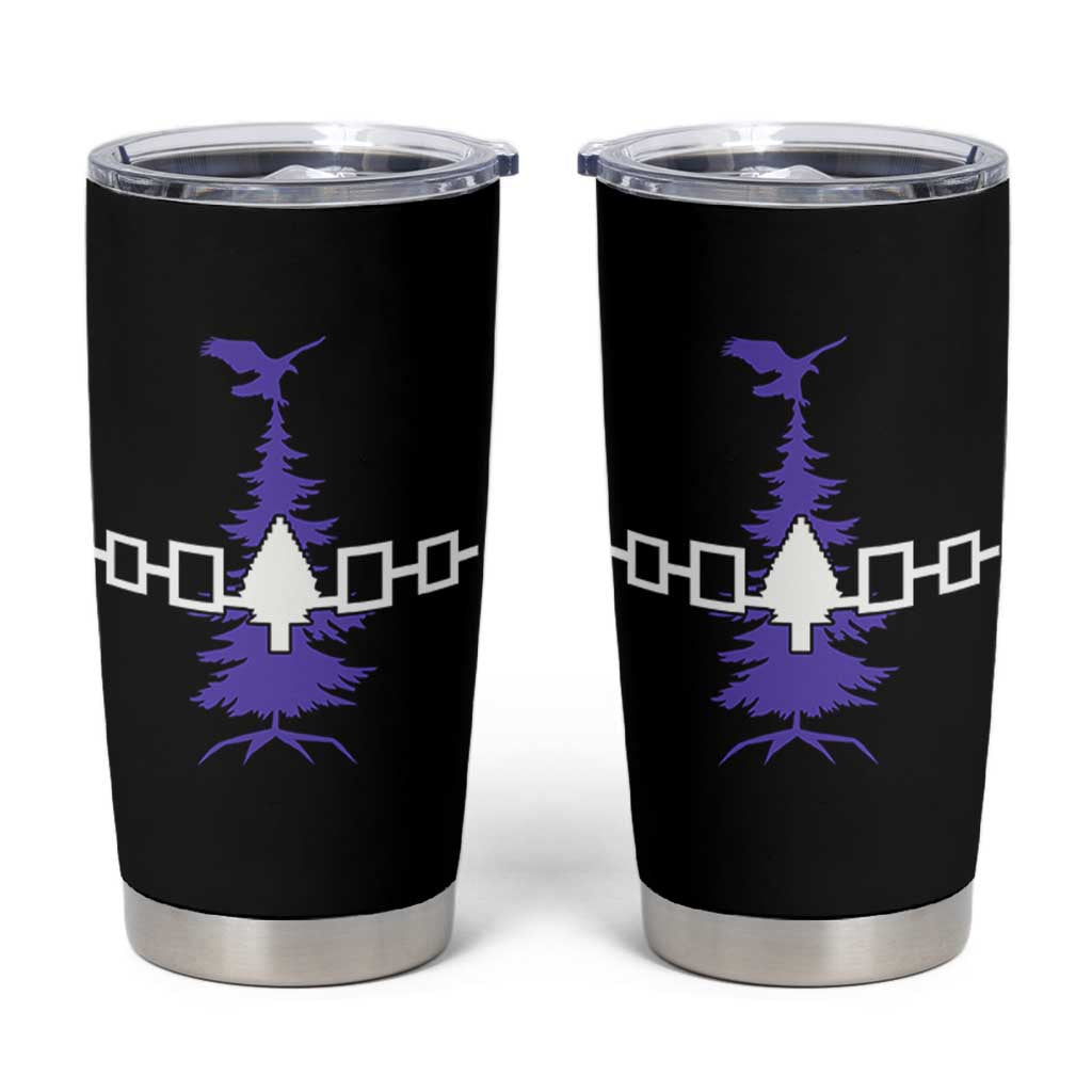 Iroquois Flag Haudenosaunee Iroquoian Native American Tribe Tree of Life Tumbler Cup - Wonder Print Shop