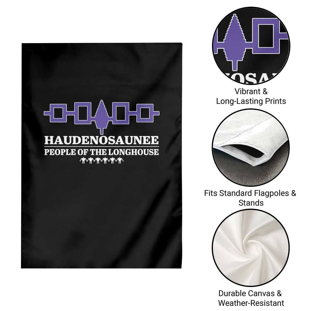 Proud Haudenosaunee Garden Flag Iroquois Flag People Of The Longhouse - Wonder Print Shop