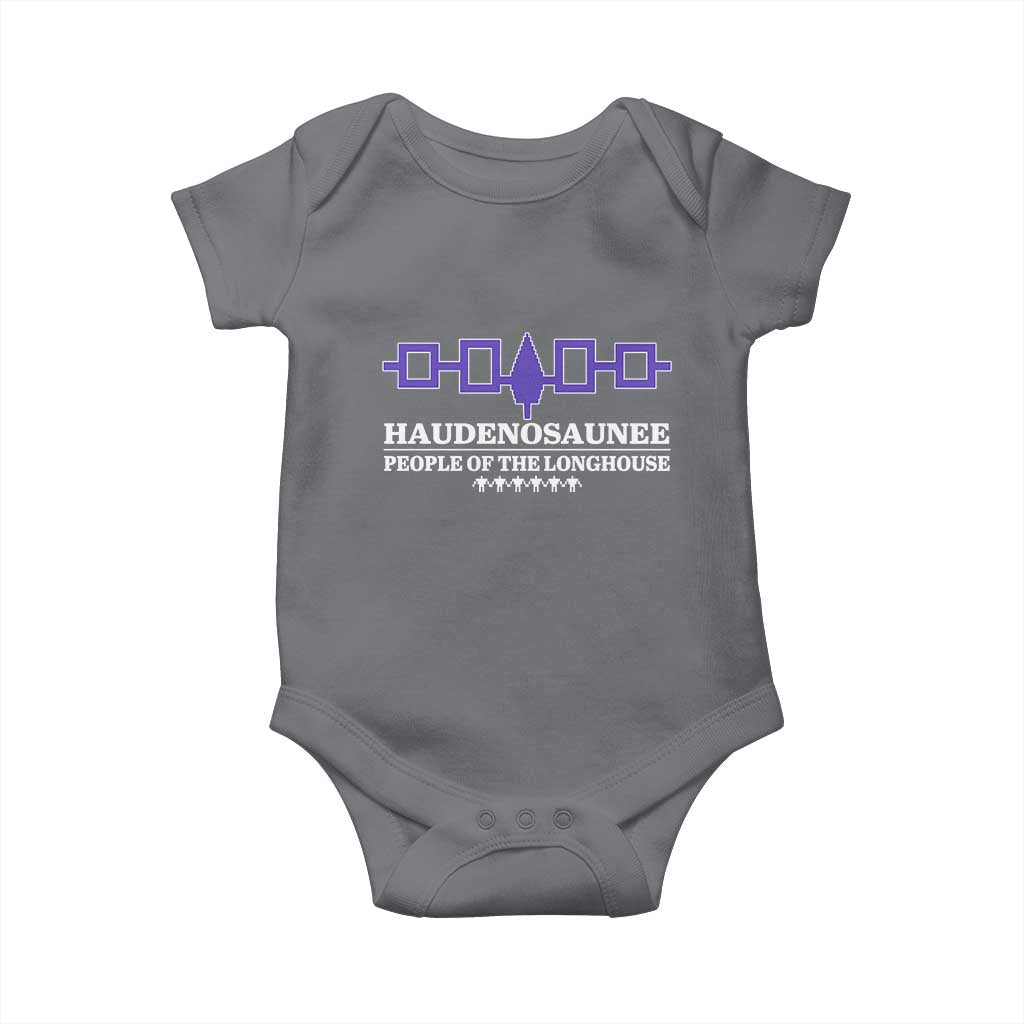 Proud Haudenosaunee Baby Onesie Iroquois Flag People Of The Longhouse - Wonder Print Shop