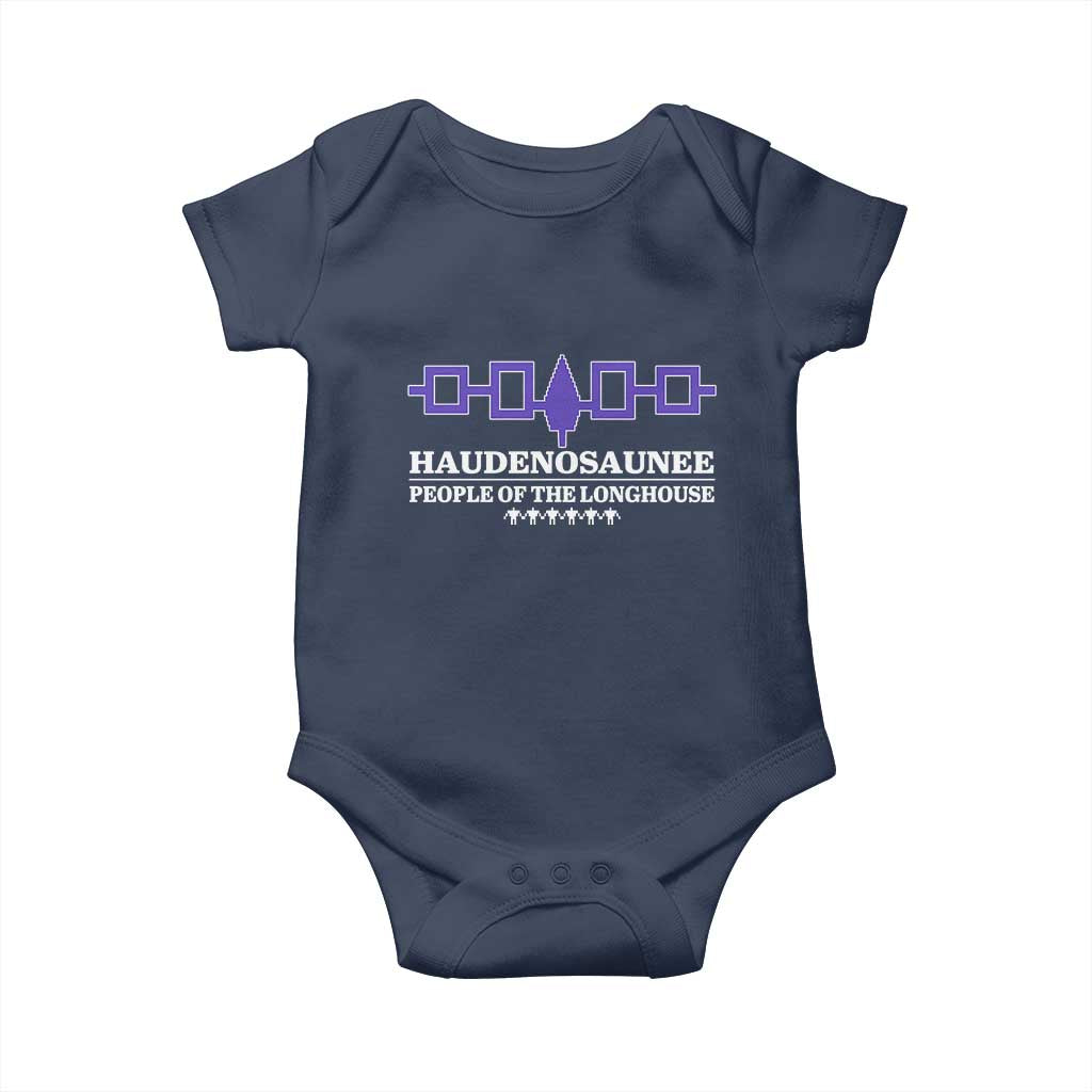 Proud Haudenosaunee Baby Onesie Iroquois Flag People Of The Longhouse - Wonder Print Shop