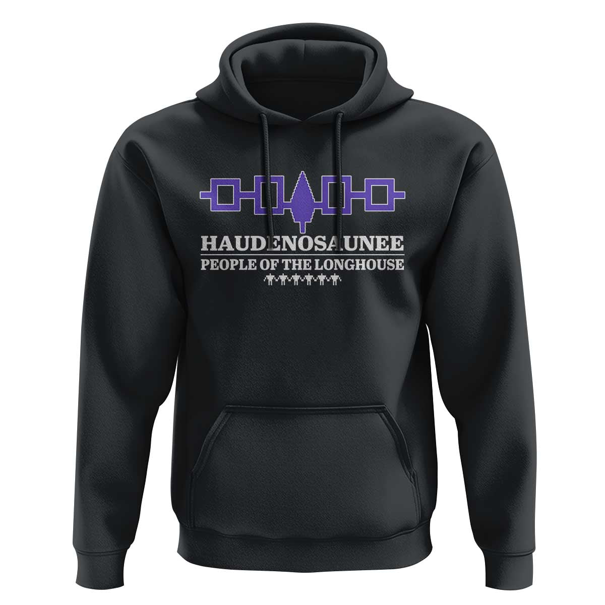Proud Haudenosaunee Hoodie Iroquois Flag People Of The Longhouse - Wonder Print Shop