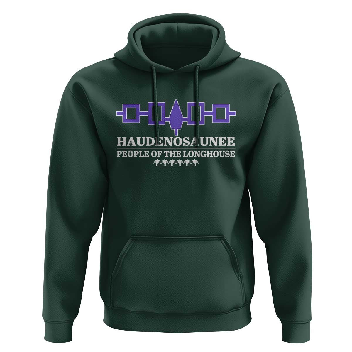 Proud Haudenosaunee Hoodie Iroquois Flag People Of The Longhouse - Wonder Print Shop