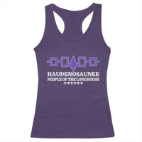 Proud Haudenosaunee Racerback Tank Top Iroquois Flag People Of The Longhouse - Wonder Print Shop