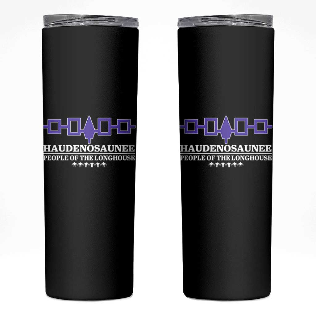 Proud Haudenosaunee Skinny Tumbler Iroquois Flag People Of The Longhouse - Wonder Print Shop