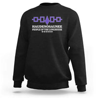 Proud Haudenosaunee Sweatshirt Iroquois Flag People Of The Longhouse - Wonder Print Shop