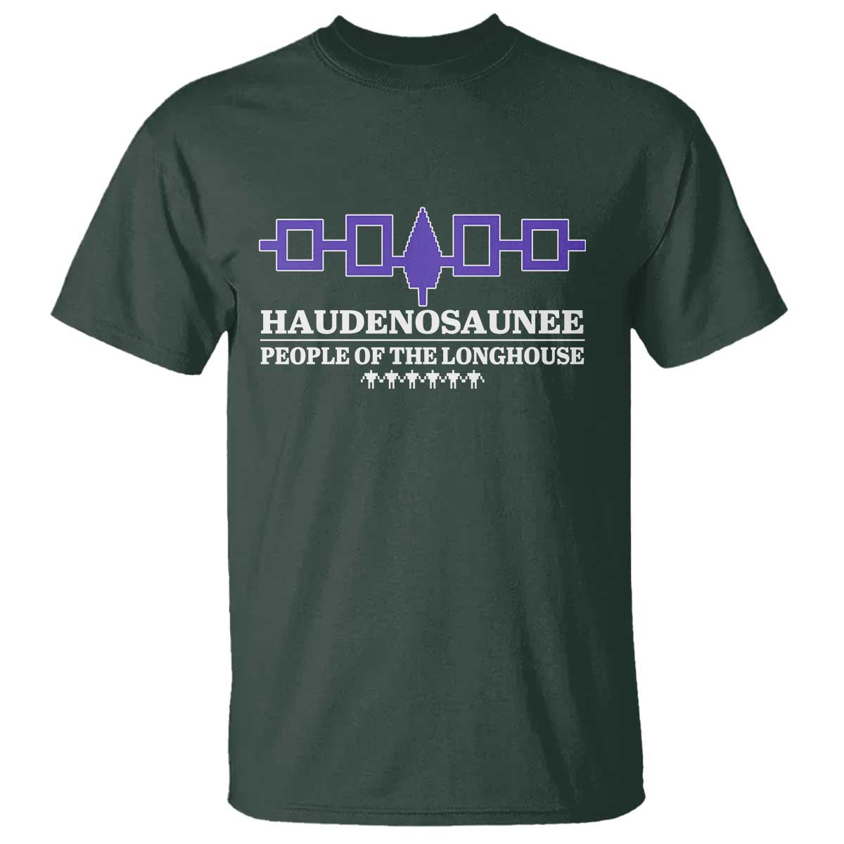 Proud Haudenosaunee T Shirt Iroquois Flag People Of The Longhouse - Wonder Print Shop