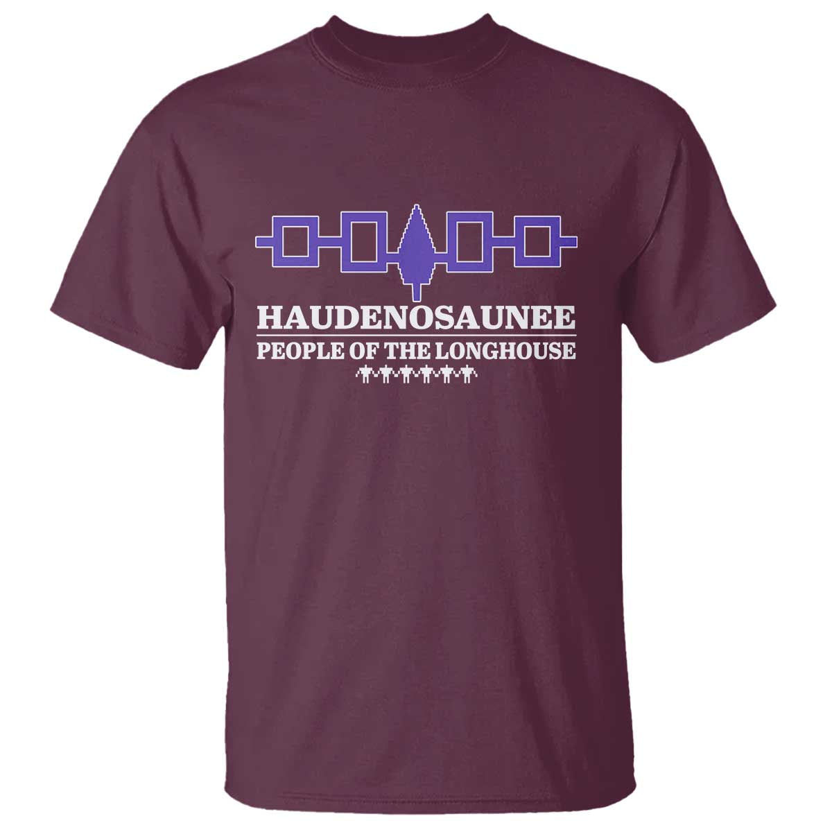 Proud Haudenosaunee T Shirt Iroquois Flag People Of The Longhouse - Wonder Print Shop