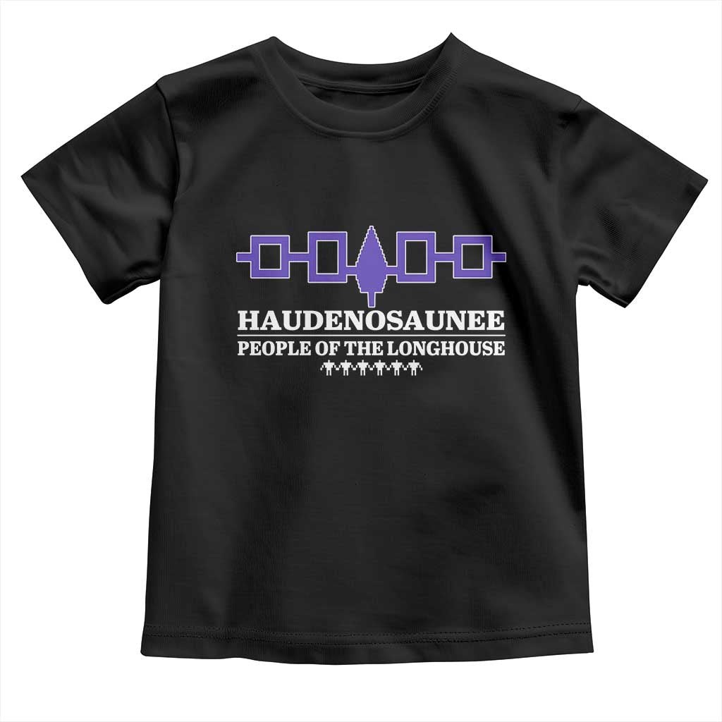 Proud Haudenosaunee Toddler T Shirt Iroquois Flag People Of The Longhouse - Wonder Print Shop
