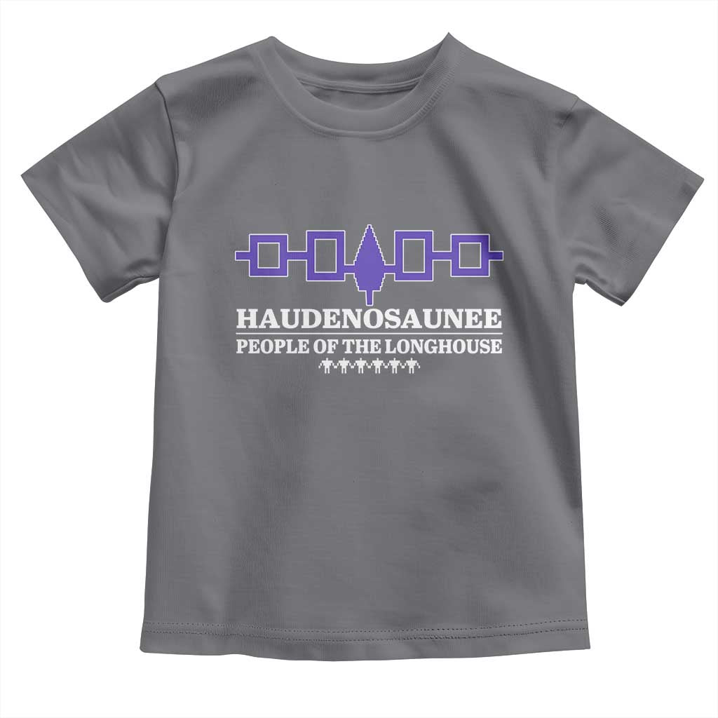 Proud Haudenosaunee Toddler T Shirt Iroquois Flag People Of The Longhouse - Wonder Print Shop