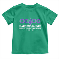 Proud Haudenosaunee Toddler T Shirt Iroquois Flag People Of The Longhouse - Wonder Print Shop