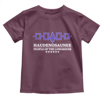 Proud Haudenosaunee Toddler T Shirt Iroquois Flag People Of The Longhouse - Wonder Print Shop