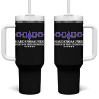 Proud Haudenosaunee Tumbler With Handle Iroquois Flag People Of The Longhouse - Wonder Print Shop
