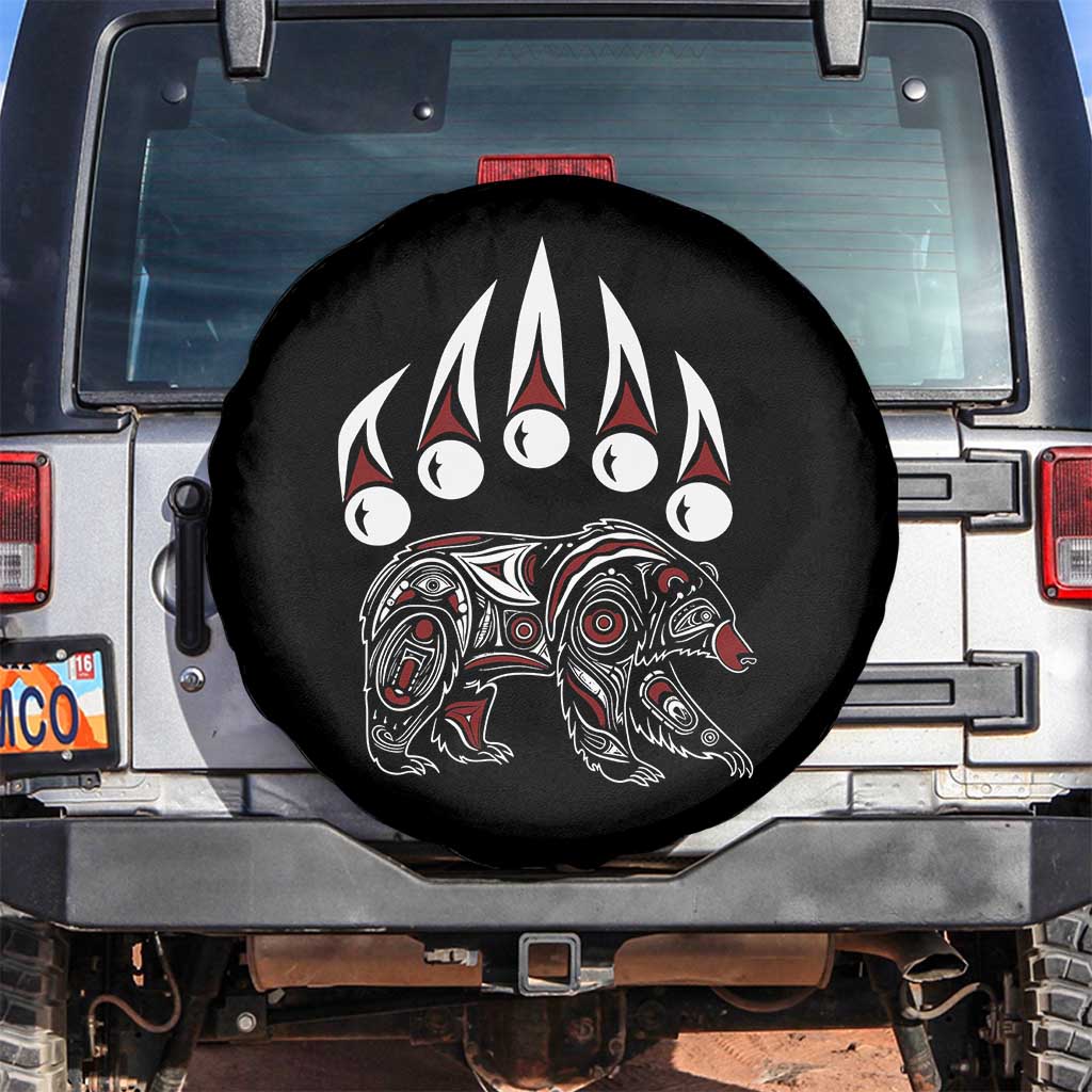 Native American Alaska Grizzly Bear Claw Indian Pride Spare Tire Cover - Wonder Print Shop