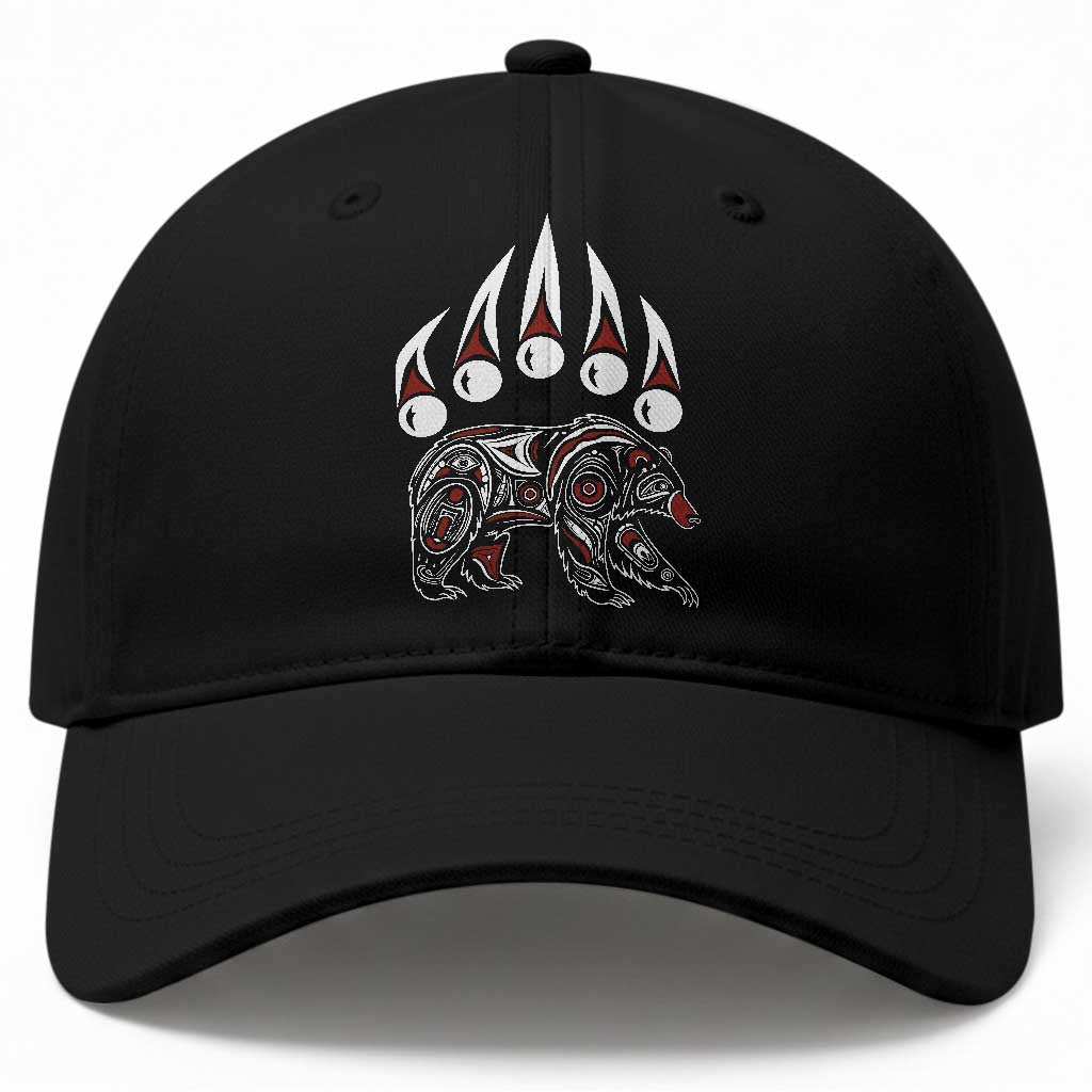 Native American Alaska Grizzly Bear Claw Indian Pride Baseball Cap