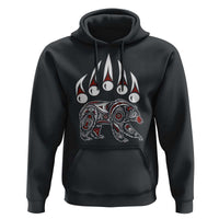 Native American Alaska Grizzly Bear Claw Indian Pride Hoodie - Wonder Print Shop