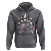 Native American Alaska Grizzly Bear Claw Indian Pride Hoodie - Wonder Print Shop