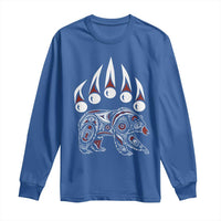 Native American Alaska Grizzly Bear Claw Indian Pride Long Sleeve Shirt - Wonder Print Shop